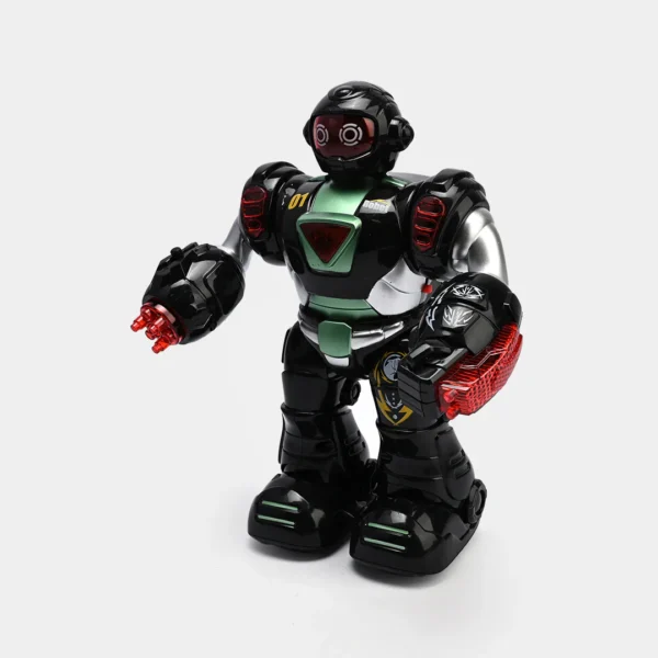 Dancing Robot Toy with 3D Lights & Music for Kids - Image 2