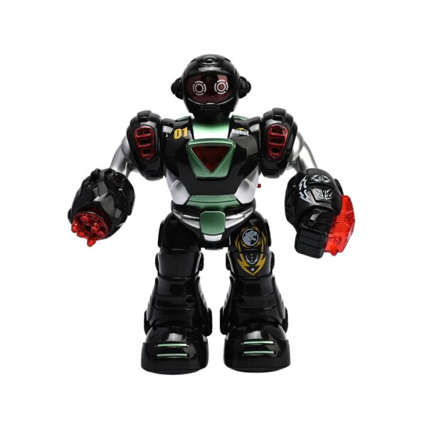 Dancing Robot Toy with 3D Lights & Music for Kids